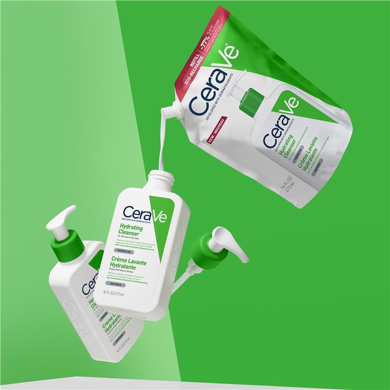 Load image into Gallery viewer, CeraVe Hydrating Cleanser Eco-Recharge Refill 473ml
