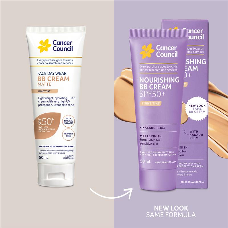 Load image into Gallery viewer, Cancer Council SPF 50+ Face Day Wear BB Cream Matte Light Tint 50ml
