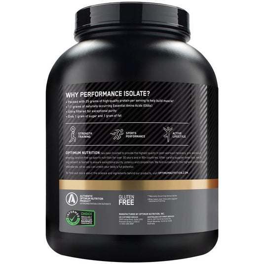 Optimum Nutrition Isolate Vanilla Softserve 2.27kg