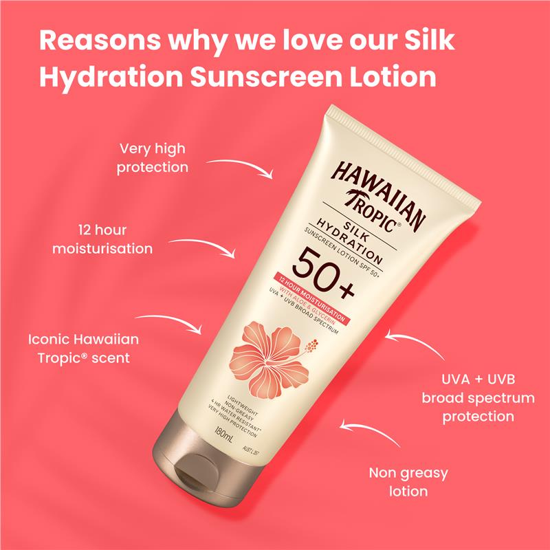 Load image into Gallery viewer, Hawaiian Tropic Silk Hydration Lotion 50+ 180ml

