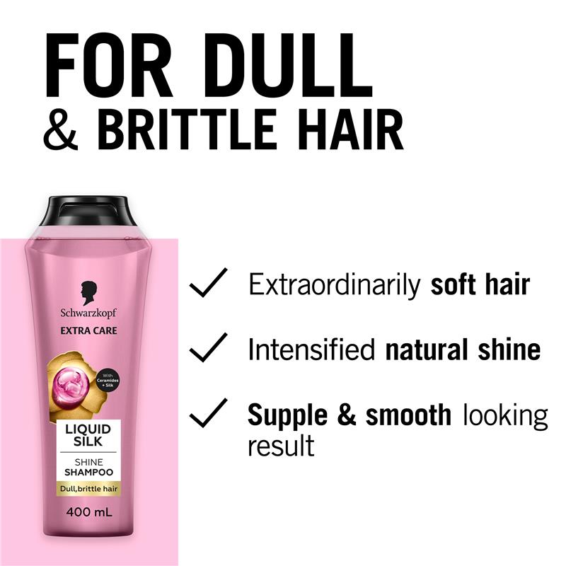 Load image into Gallery viewer, Schwarzkopf Extra Care Liquid Silk Shampoo 400ml
