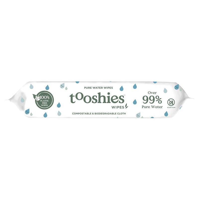 Load image into Gallery viewer, Tooshies Baby Wipes Pure Water 70 Pack
