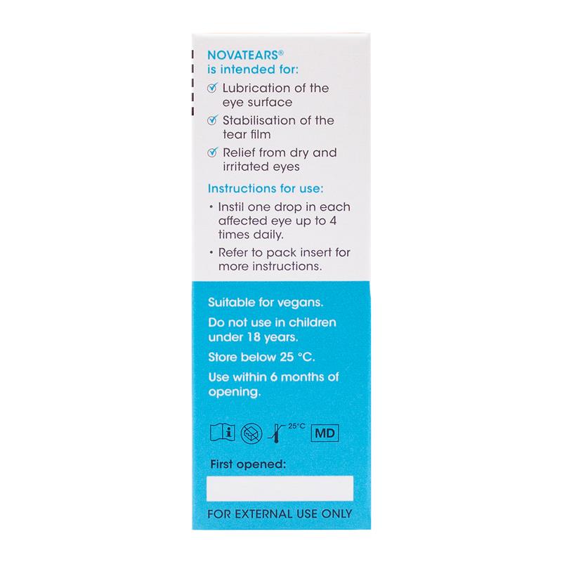 Load image into Gallery viewer, NovaTears Preservative Free Lubricating Eye Drops 3ml
