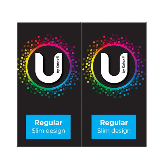 U by Kotex Slim Tampons Regular 32 Pack