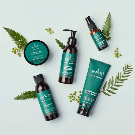 Sukin Super Greens Detoxifying Facial Scrub 125ml