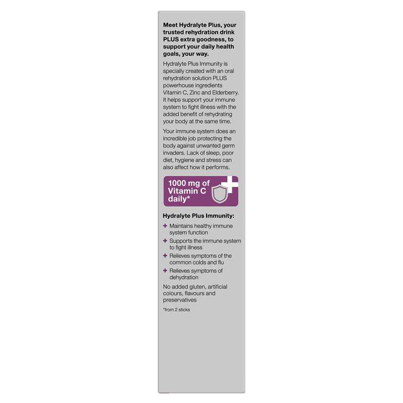 Load image into Gallery viewer, Hydralyte Plus Immunity Powder 10 Sticks
