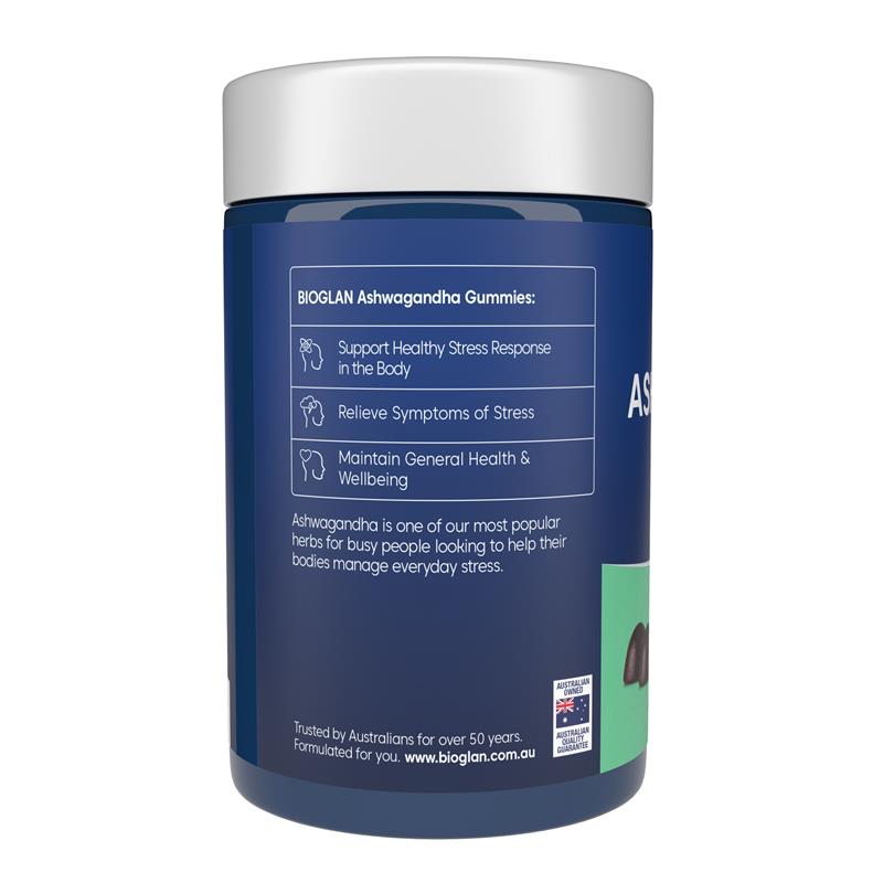 Load image into Gallery viewer, Bioglan Ashwagandha 60 Gummies
