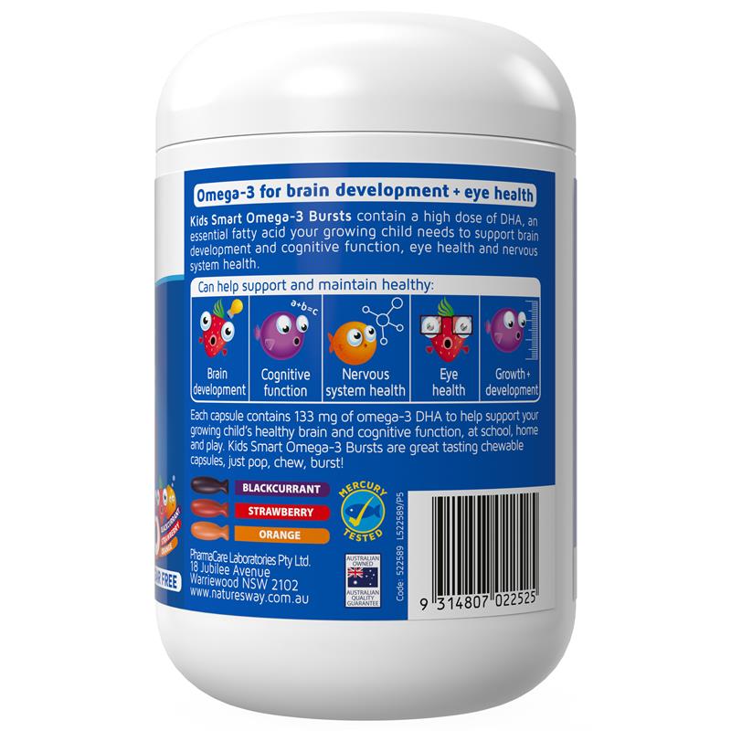 Load image into Gallery viewer, Nature's Way Kids Smart Omega3 Fish Oil Trio 180 Capsules
