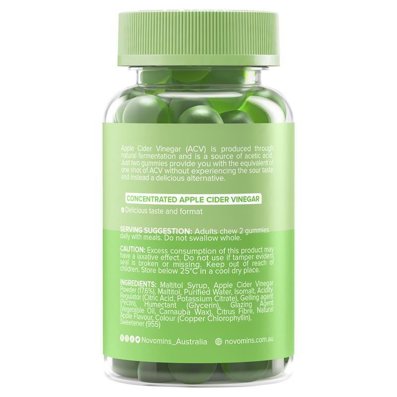 Load image into Gallery viewer, Novomins Apple Cider Vinegar 60 Gummies
