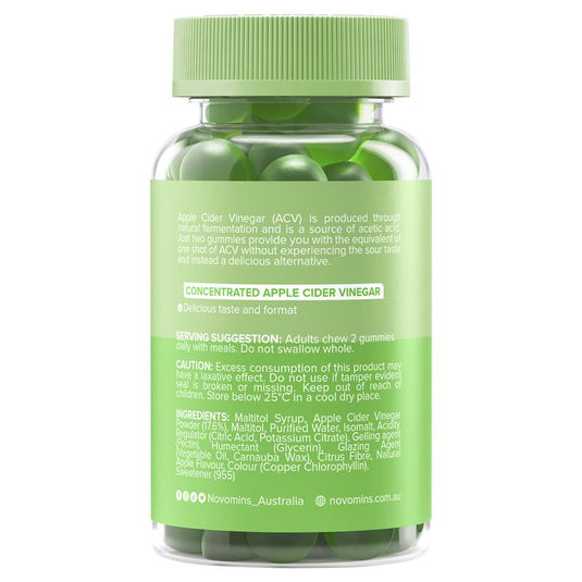 Novomins Apple Cider Vinegar 60 Gummies