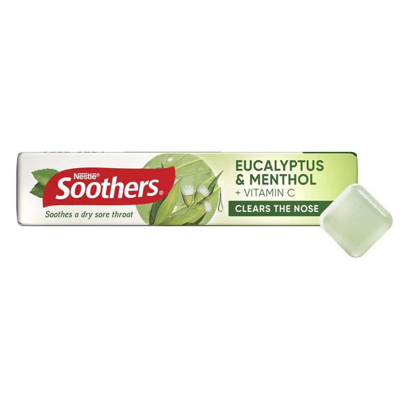 Load image into Gallery viewer, Soothers Eucalyptus/Menthol Lozenges 10

