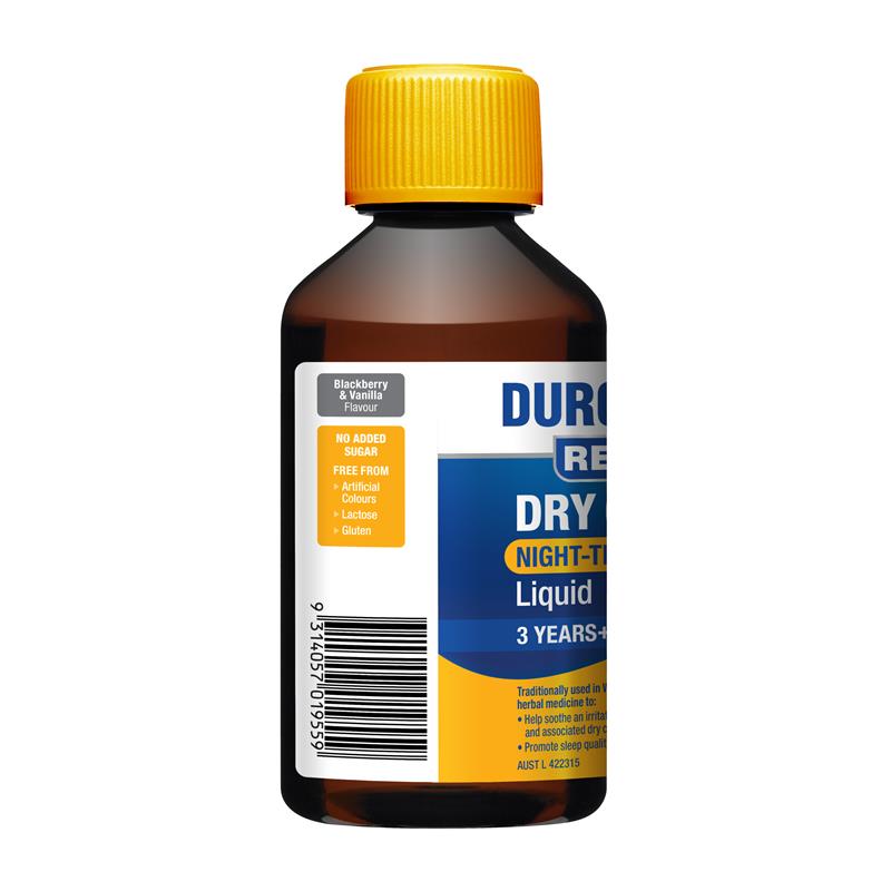 Load image into Gallery viewer, Durotuss Relief Dry Night Cough Liquid 200ml
