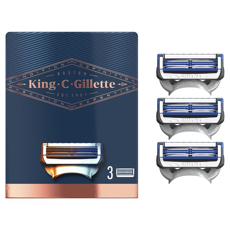 Load image into Gallery viewer, King C Gillette Neck Razor + 1 Razor Blade Refill
