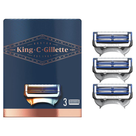 King C Gillette Neck Razor + 1 Razor Blade Refill