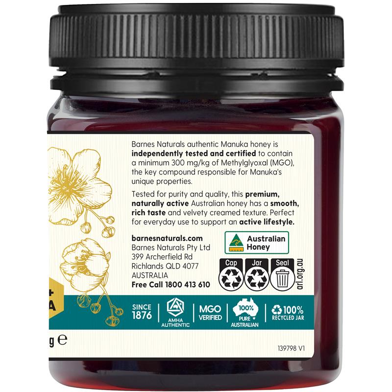 Load image into Gallery viewer, Barnes Naturals Australian Manuka Honey 1kg MGO 300+
