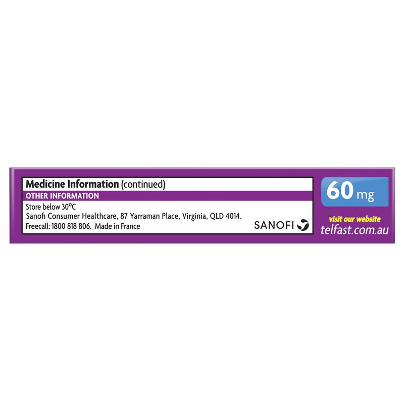 Load image into Gallery viewer, Telfast 60mg 20 Tablets
