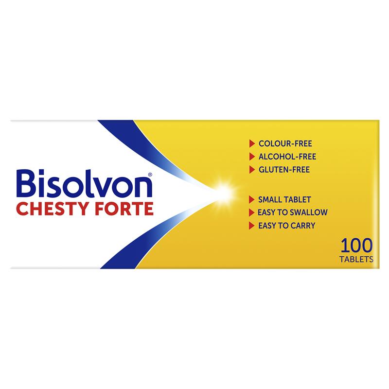 Load image into Gallery viewer, Bisolvon Chesty Forte Cough Tablets 100 Pack
