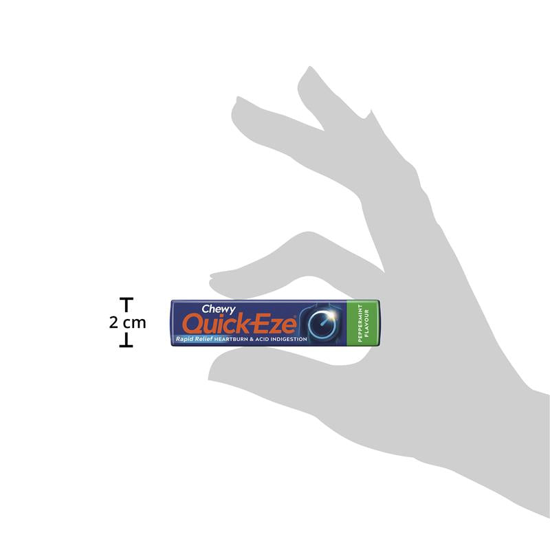 Load image into Gallery viewer, Quick-Eze Peppermint Chewy Antacid 8 Tablet
