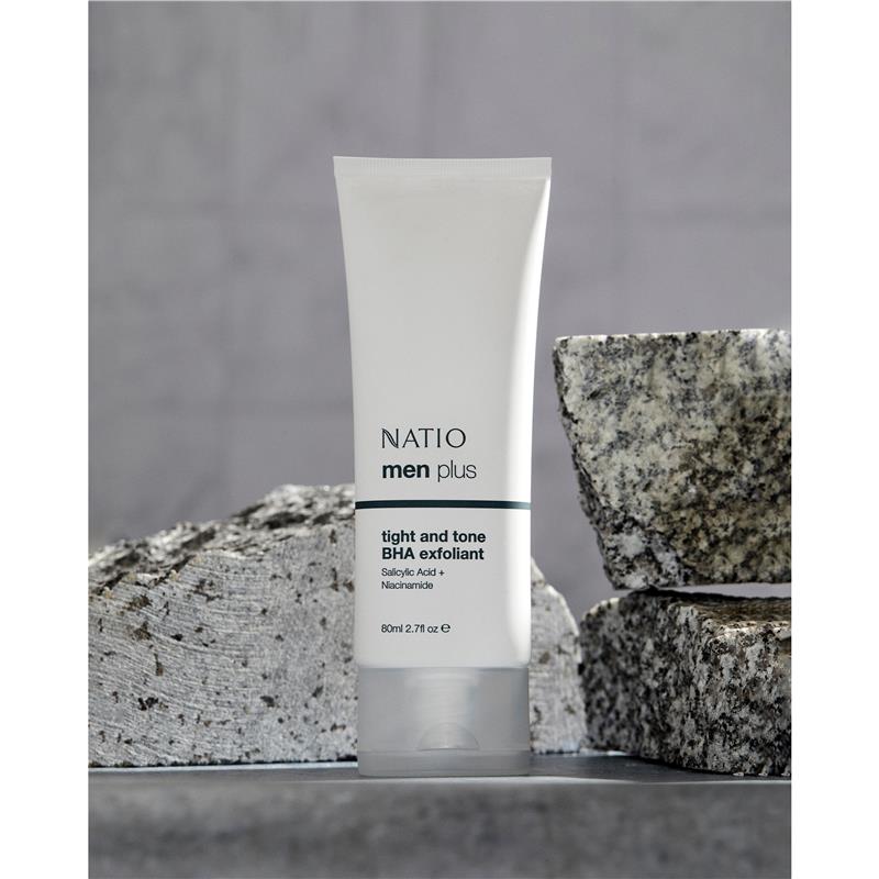 Load image into Gallery viewer, Natio Mens Plus Tight and Tone BHA Exfoliator 80ml
