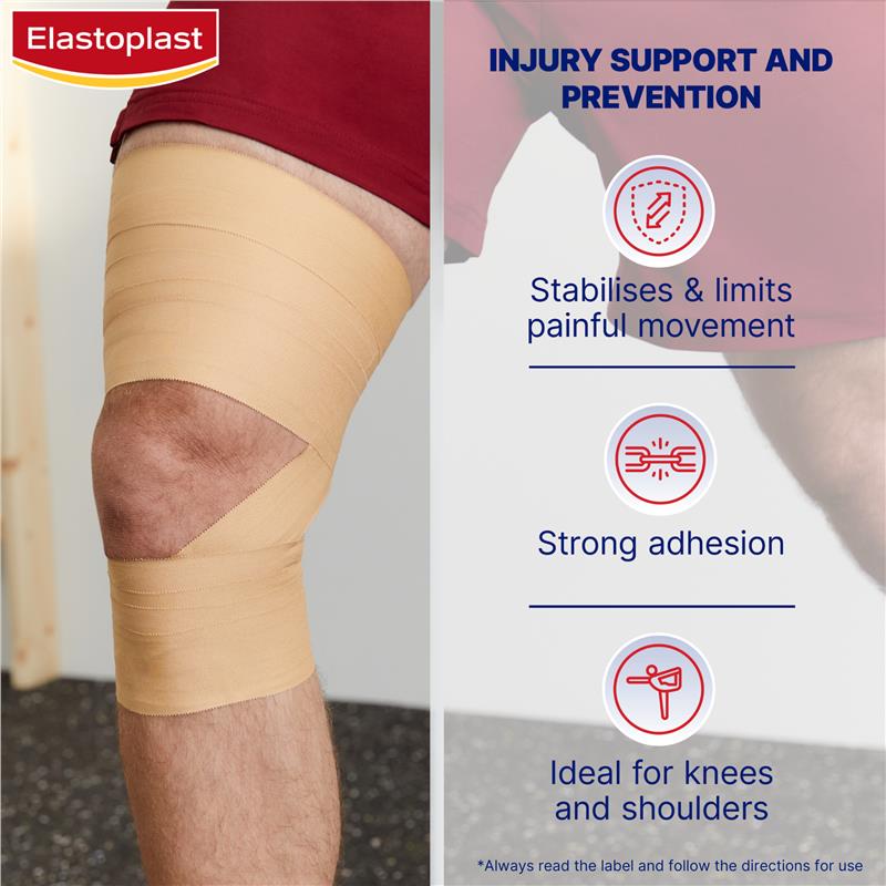 Load image into Gallery viewer, Elastoplast Sport Rigid Strapping Tape 50mm x 10m
