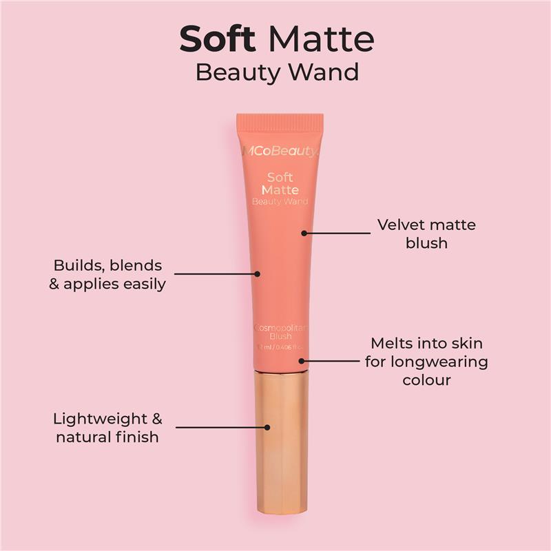 Load image into Gallery viewer, MCoBeauty Soft Matte Beauty Wand Cosmopolitan Blush
