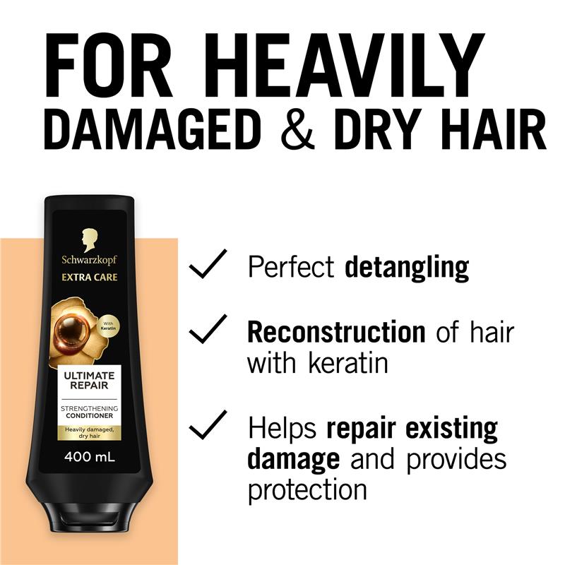 Load image into Gallery viewer, Schwarzkopf Extra Care Ultimate Repair Strengthening Conditioner 400ml
