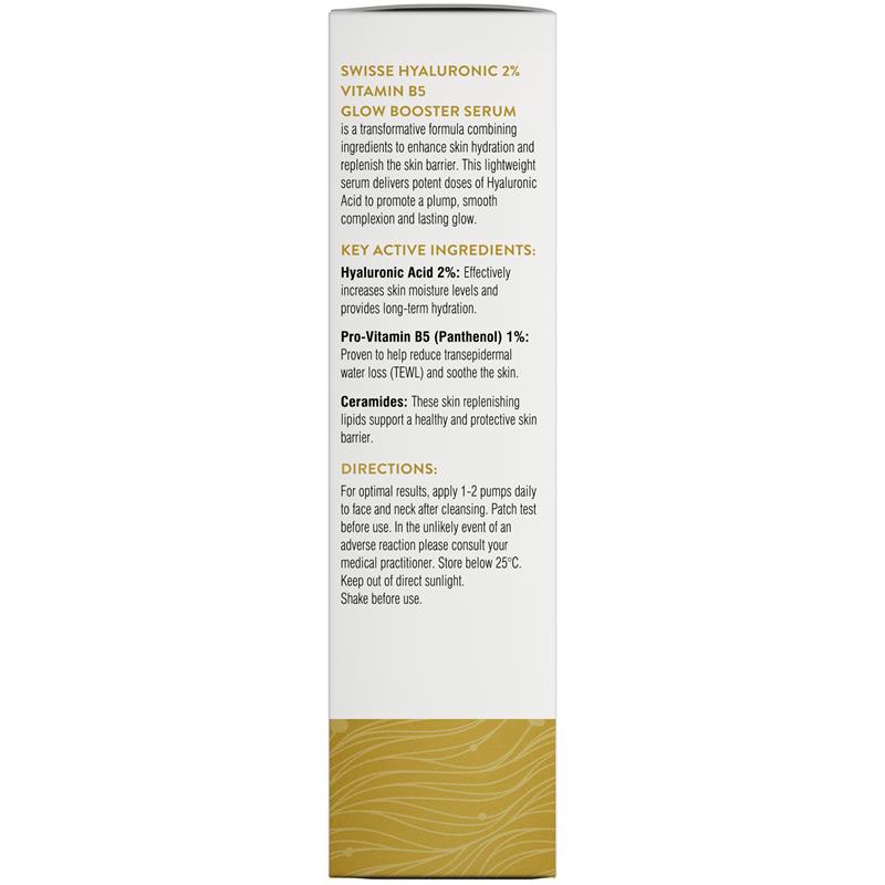 Load image into Gallery viewer, Swisse Skincare Hyaluronic 2% Vitamin B5 Glow Booster Serum 50ml
