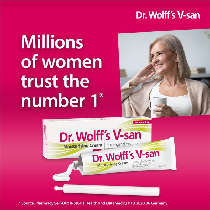 Load image into Gallery viewer, Dr Wolffs V-San Moisturising Cream Incl. Applicator 50g
