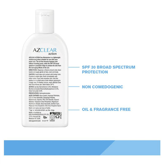 Ego Azclear Action Day Moisturiser SPF 30 120ml
