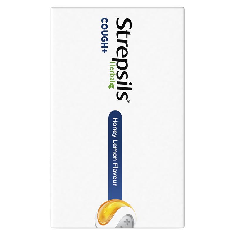 Load image into Gallery viewer, Strepsils Herbal Cough Lozenges Honey Lemon 32 Pack
