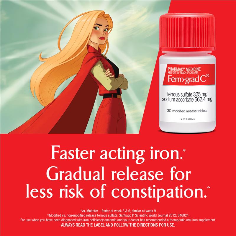 Load image into Gallery viewer, Ferro-Grad C Iron &amp; Vitamin C 30 Tablets NEW
