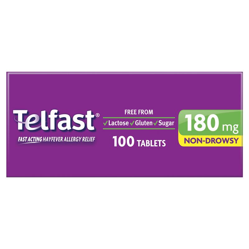 Load image into Gallery viewer, Telfast Hayfever Allergy Tablets 180mg 100 Pack Exclusive Size
