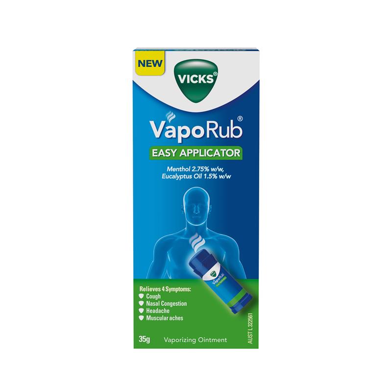 Load image into Gallery viewer, Vicks VapoRub Easy Applicator Vaporising Ointment 35g
