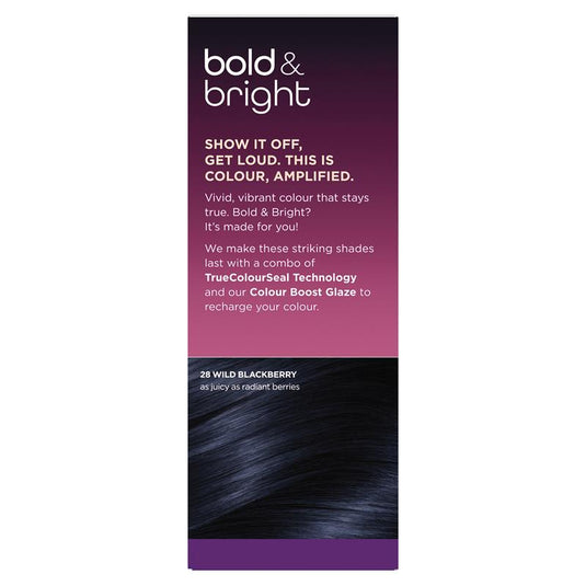 Clairol Bold & Bright Permanent Hair Colour 28 Wild Blackberry