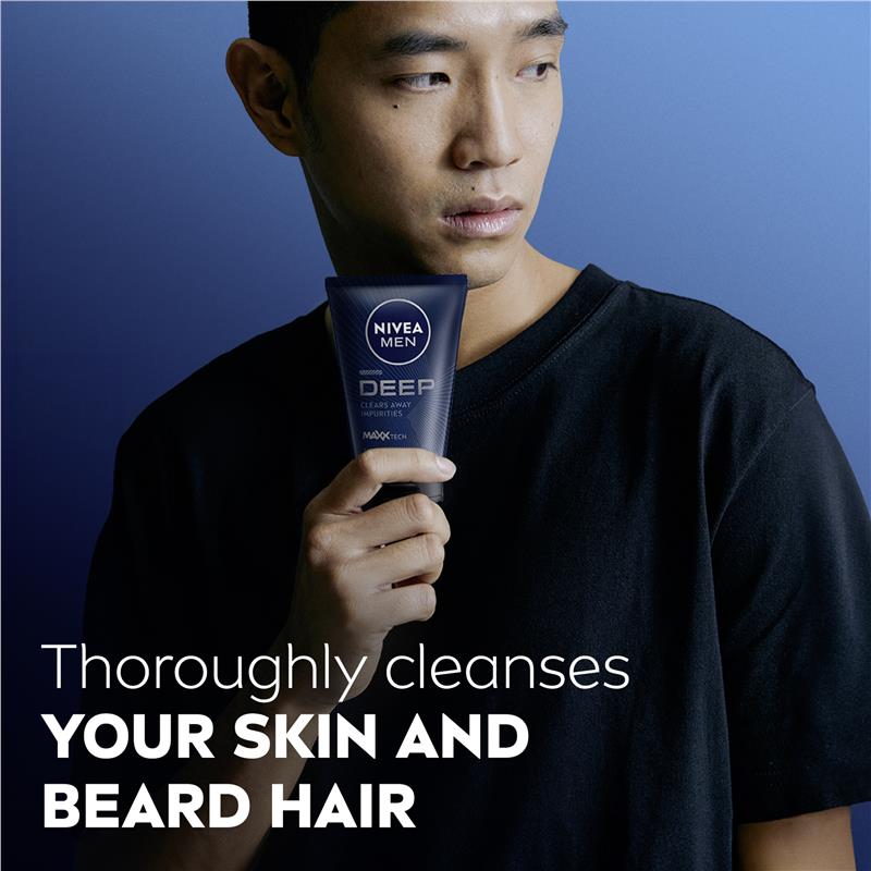 Load image into Gallery viewer, NIVEA for Men Deep Face Wash 100ml
