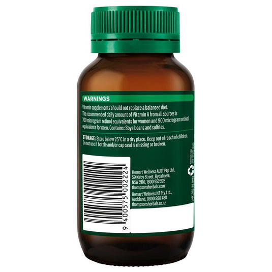 Thompson's Vitamin A 10000iu 150 Capsules