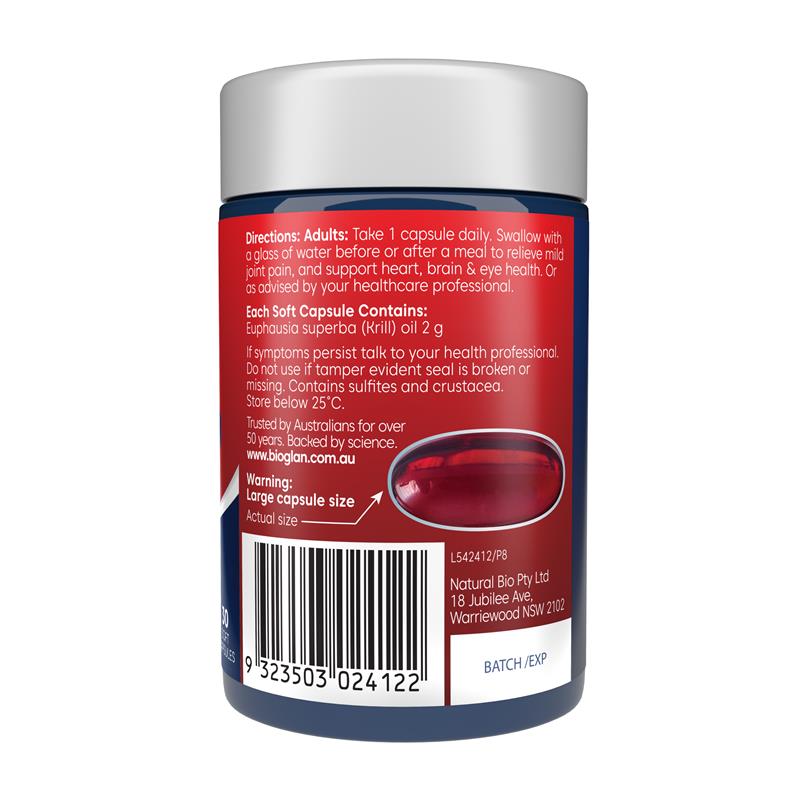 Load image into Gallery viewer, Bioglan Red Krill Oil 2000mg 30 Capsules
