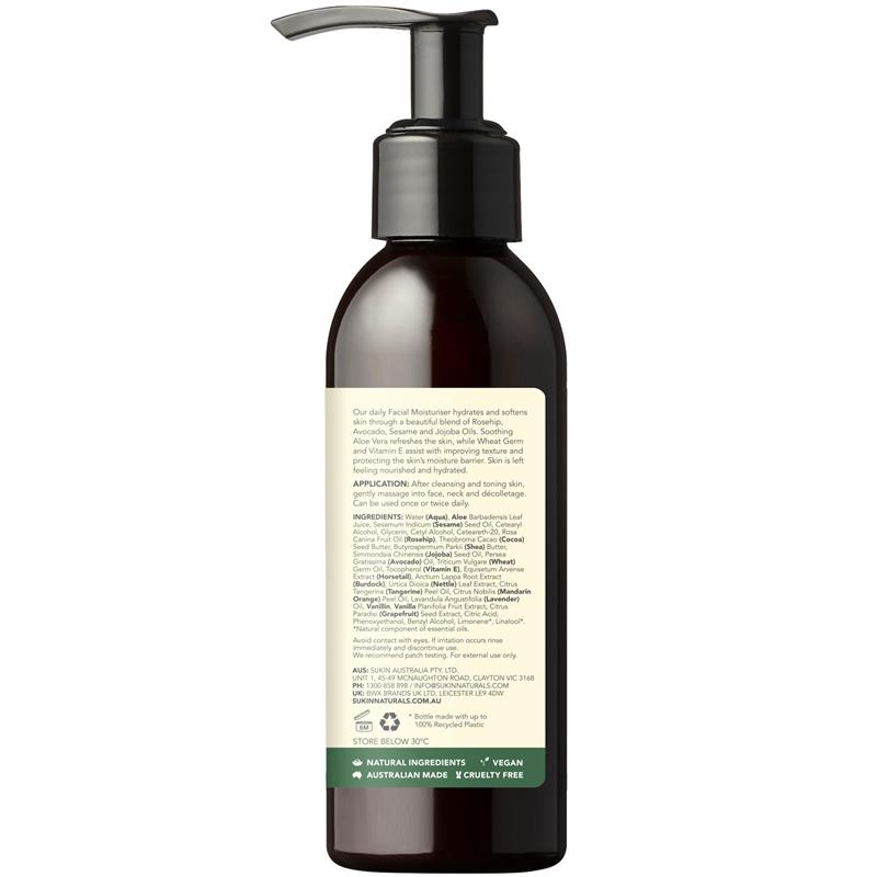 Load image into Gallery viewer, Sukin Signature Facial Moisturiser Pump 125ml
