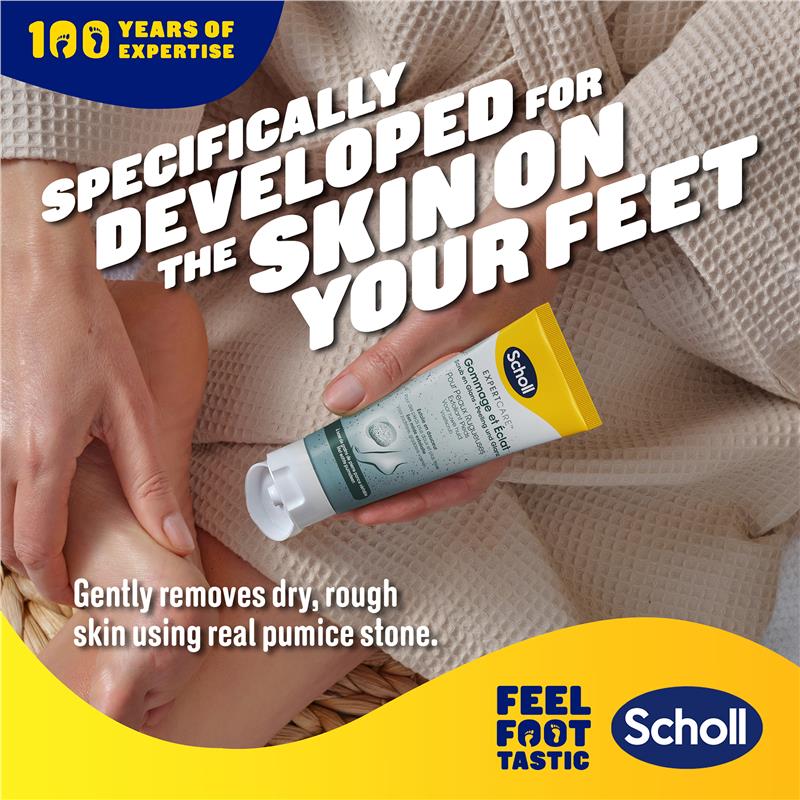 Load image into Gallery viewer, Scholl ExpertCare Polish &amp; Glow Foot Scrub 75ml
