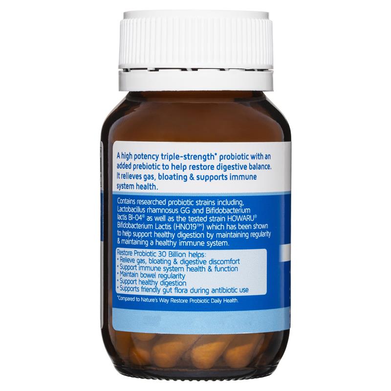 Load image into Gallery viewer, Nature's Way Restore Probiotic 30 Billion 30 Capsules
