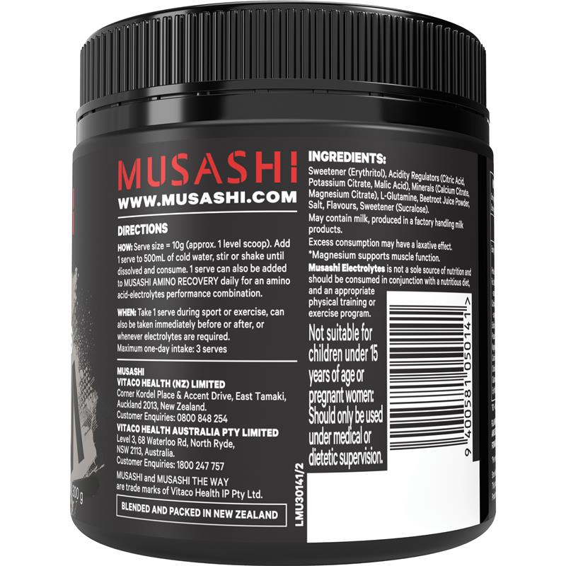 Load image into Gallery viewer, Musashi Electrolytes Watermelon 300g
