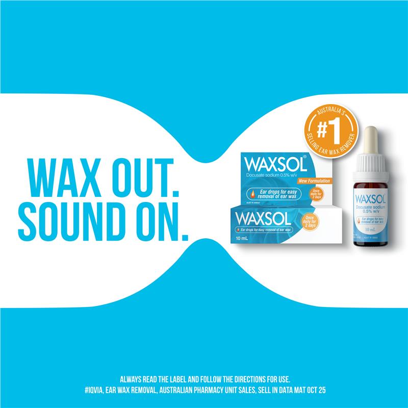 Load image into Gallery viewer, Waxsol Ear Drops 0.5% 10mL

