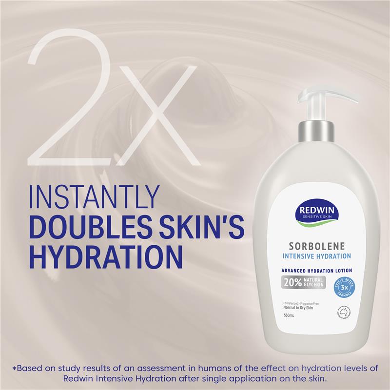 Load image into Gallery viewer, Redwin Sorbolene Intensive Hydration Lotion 550ml
