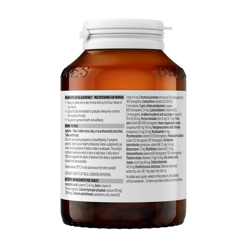 Load image into Gallery viewer, Blackmores Multivitamin For Women Sustained Release 150 Tablets Exclusive Size
