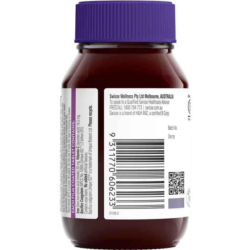 Load image into Gallery viewer, Swisse Iron + Probiotic 30 Tablets
