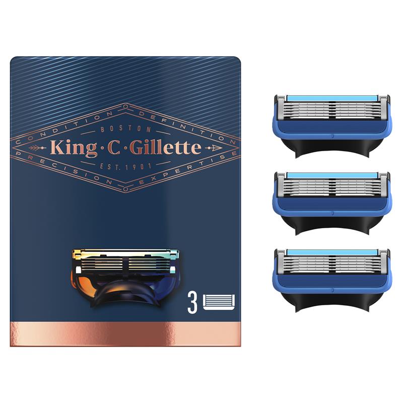 Load image into Gallery viewer, King C Gillette Edging Blades 3ct
