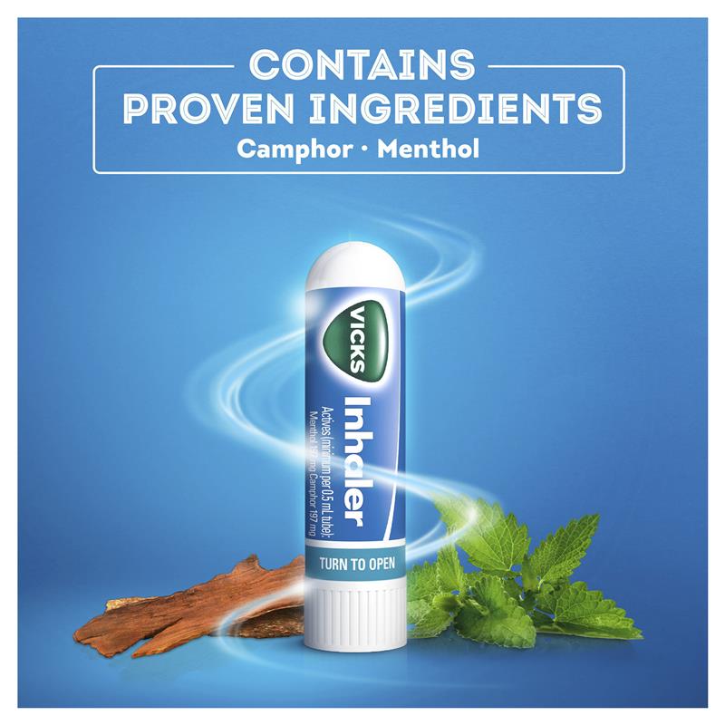 Load image into Gallery viewer, Vicks Inhaler Nasal Decongestant 2 Pack
