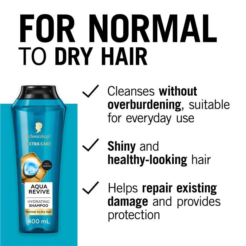 Load image into Gallery viewer, Schwarzkopf Extra Care Aqua Revive Moisturising Shampoo 400ml
