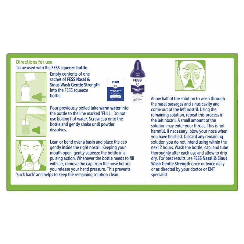 Load image into Gallery viewer, Fess Nasal &amp; Sinus Wash 120 Sachets
