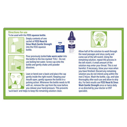Fess Nasal & Sinus Wash 120 Sachets